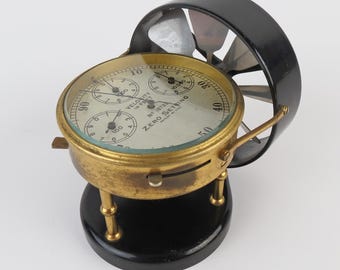 Short and Mason Tycos Velocity Meter - WORKS