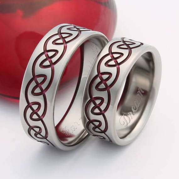irish wedding rings his and hers