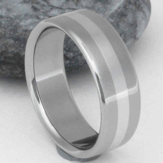 Titanium Platinum Wedding Band Platinum Engagement Ring p7 Etsy