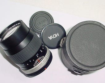 Hoya 135mm F/2.8 hmc Tele-Auto Manual Focus Lens For Canon FD Mount