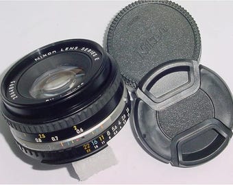 Nikon 50mm F/1.8 AIs Nikkor Pancake Manual Focus Standard Lens - Fully Working
