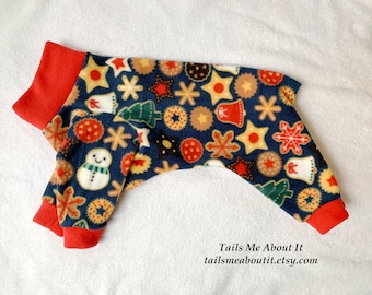 Christmas Anti-Pill PLUSH Fleece Dog Pajama