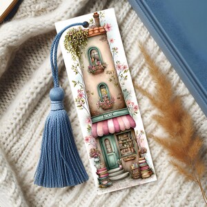 Whimsical Bookshop Printable Bookmarks – 12 Charming Bookstore Designs | Instant Download PDF & PNG image 8