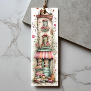 Whimsical Bookshop Printable Bookmarks – 12 Charming Bookstore Designs | Instant Download PDF & PNG image 5