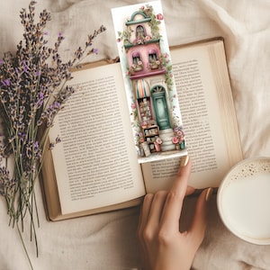 Whimsical Bookshop Printable Bookmarks – 12 Charming Bookstore Designs | Instant Download PDF & PNG image 14