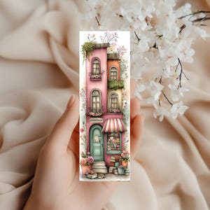 Whimsical Bookshop Printable Bookmarks – 12 Charming Bookstore Designs | Instant Download PDF & PNG image 7