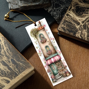 Whimsical Bookshop Printable Bookmarks – 12 Charming Bookstore Designs | Instant Download PDF & PNG image 19