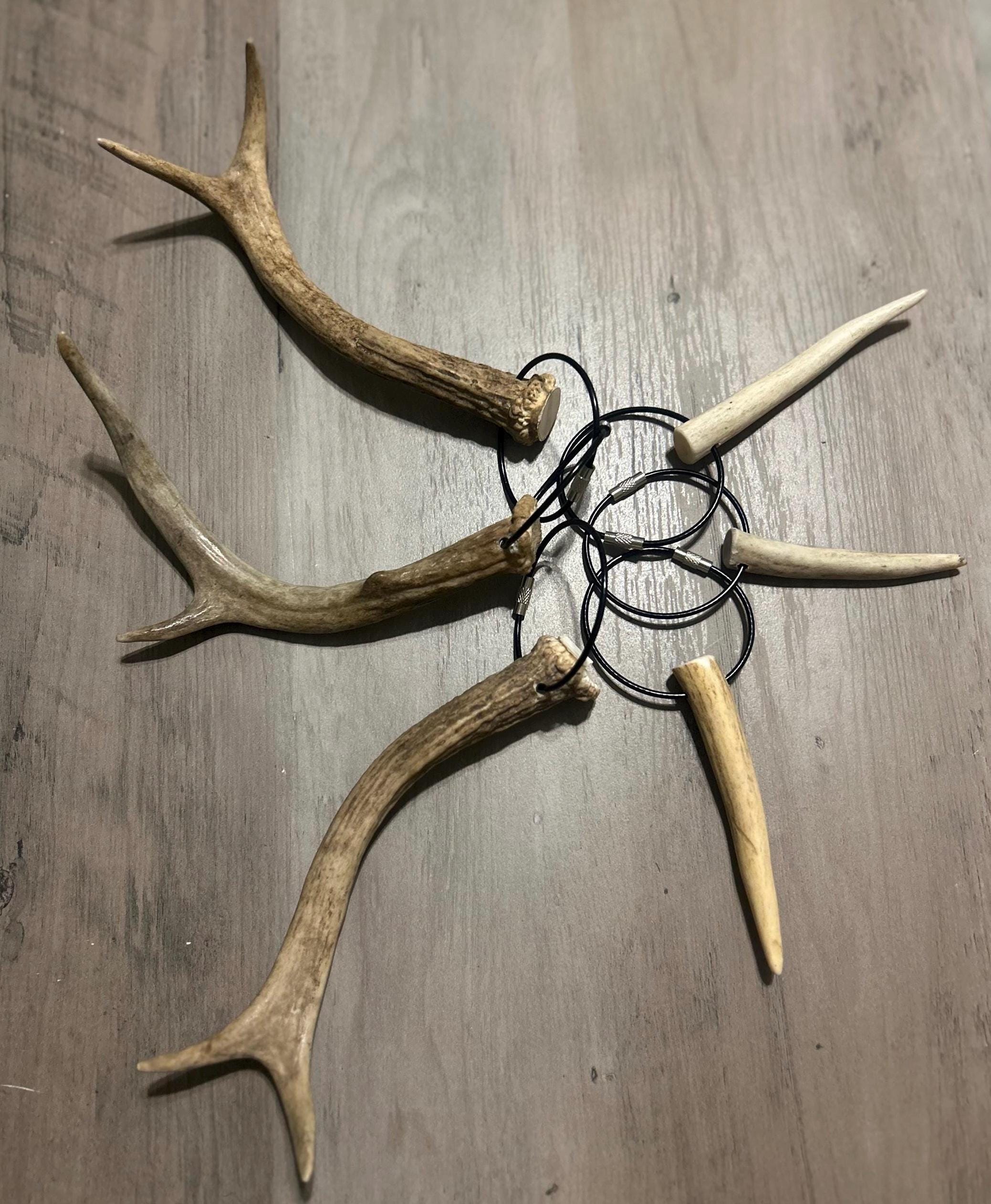 Deer Antler Keychain - Etsy