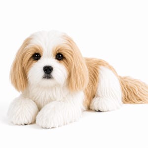 Realistisk Shih Tzu-plyschleksak, redo att skickas handgjord gosedjurshund, verklighetstrogen Shih Tzu-följeslagare, minnesgåva för husdjur, present till Shih Tzu-älskare