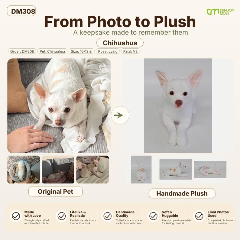 In Loving Memory – Custom Pet Memorial Plush image 20