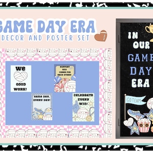 Volleyball-Themed Classroom Decor Set | Printable Sport Posters |PDF Printable Teacher Resources Sports Bulletin Board Kit Instant Download