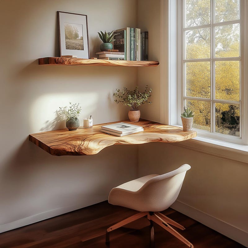 Live Edge Desk - Etsy