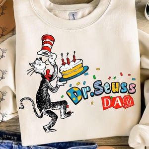 Dr. Seuss Day Png, Katze im Hut Geburtstag Png, Lesen in Amerika Png, Lehrer Lesehemd Png, lustige Schule Png, Buchliebhaber Png