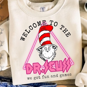 Willkommen in der Dr. Seuss Png, Katze im Hut Neon Png, Lustiger Lehrer Png, Lesen in ganz Amerika Png, Retro 80er Jahre Dr. Seuss Png, Buchliebhaber Png