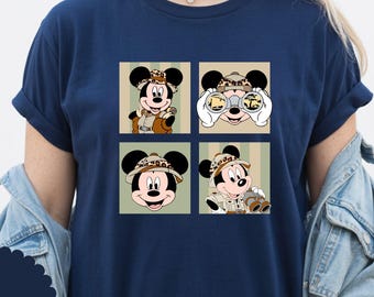 Animal Kingdom Mickey Safari Shirt, Disney World Animal Kingdom Safari T-Shirt, Disney Family Safari Trip Gift, Disneyland Vacation Shirt