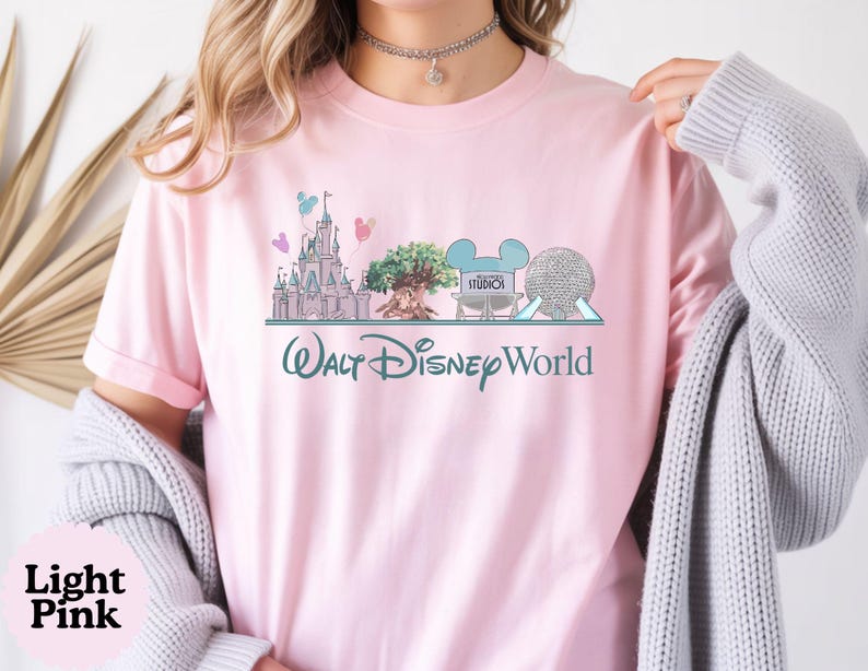 Walt Disneyworld Shirt, Retro Walt Disney Vacation T-Shirt, Magic Kingdom Shirt, Disney Epcot world Tour Shirt, Disneyland Epcot Trip Tee image 6
