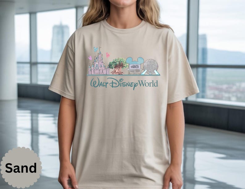 Walt Disneyworld Shirt, Retro Walt Disney Vacation T-Shirt, Magic Kingdom Shirt, Disney Epcot world Tour Shirt, Disneyland Epcot Trip Tee image 8
