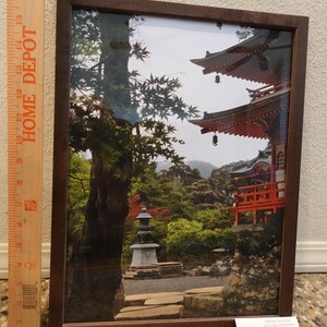 San Francisco Japanischer Teegarten, ruhige Pagode Waldgarten Landschaft Fotoarchivierung Holzgerahmter Druck, Museumsqualität Matte Poster