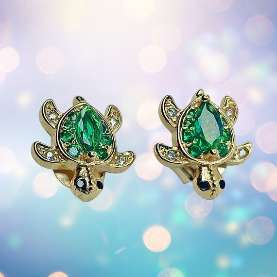 Orecchini a forma di tartaruga verde acqua e sabbia in argento sterling all'ingrosso per il tuo negozio