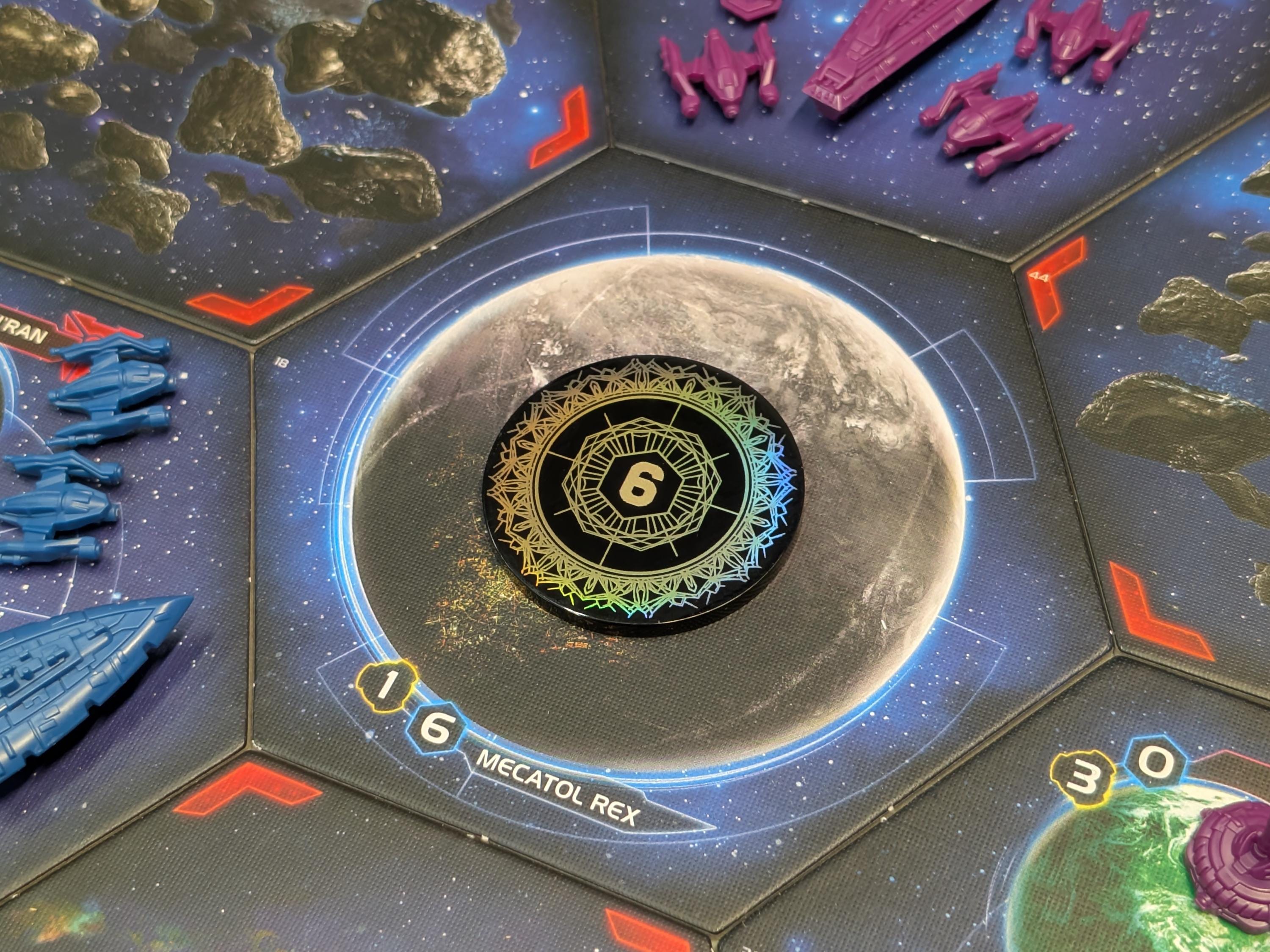 リミテッドエディション10ドルゲーミングトークン Iridescent Metal Custodians Token: Twilight Imperium Upgrade - Etsy