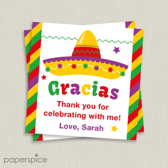 fiesta-party-favor-tags-or-stickers-kids-birthday-party-favour-tags-mexican-fiesta-thank-you