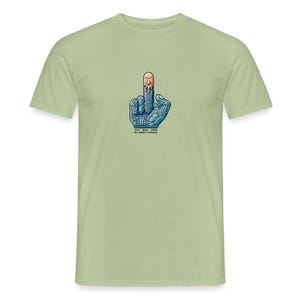 T-shirt homme « Je suis l'algorithme » - Idée cadeau humoristique - Moins de blabla, plus d'action - Unique, durable, exclusif - Tendance