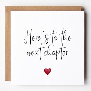 nächstes Kapitel Karte: Minimalistische neue Anfänge, viel Glück