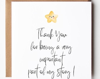 Personalized Thank You Card: Teacher, Nurse, Midwife