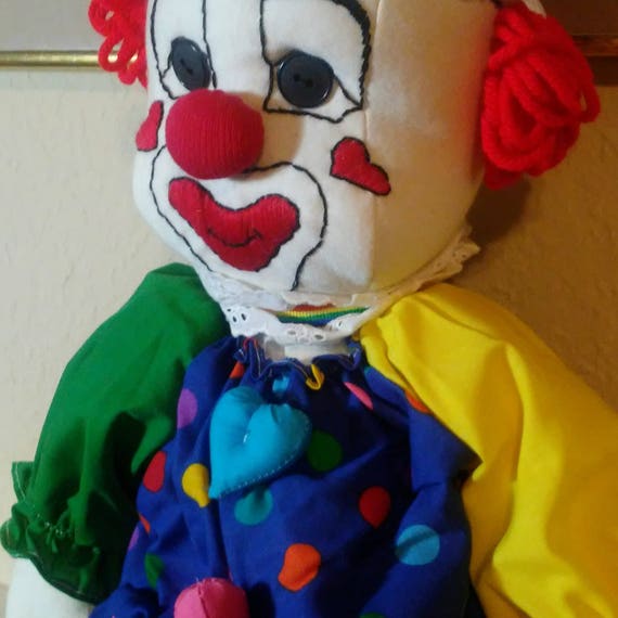 plush clown dolls