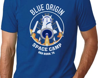 Blue Origin Space Camp Unisex Cotton Crew Tee