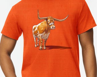 University of Texas Longhorns   Bevo  Unisex Softstyle T-Shirt