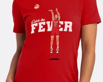 Caitlin Clark 22 Indiana Fever WNBA Unisex Cotton crew