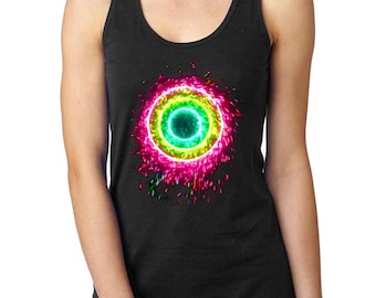 Apple Watch Rings Closed Women's Ideal Racerback Tank