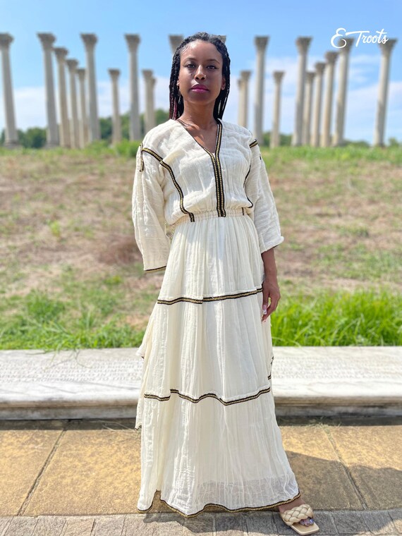 Simple Boho Maxi Dress W Matching Scarf for Regency Tea Party Woman s Prairie Sundress for Cottage Core Costume Long Sleeve Vintage Dress Etsy
