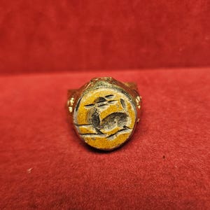Blood Ritual Empowered Brass Protection Ring | Protection Amulet with High Magick of LuxEsoterica | Witch Protection Spirit Vessel