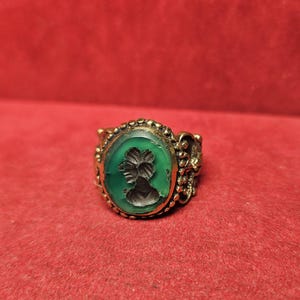 Brass Marid Djinn Ring | Vessel of Al-Zahur el-Bahrani, Ocean’s Oracle | Wisdom, Influence & Flowing Abundance Occult Amulets Magick ring