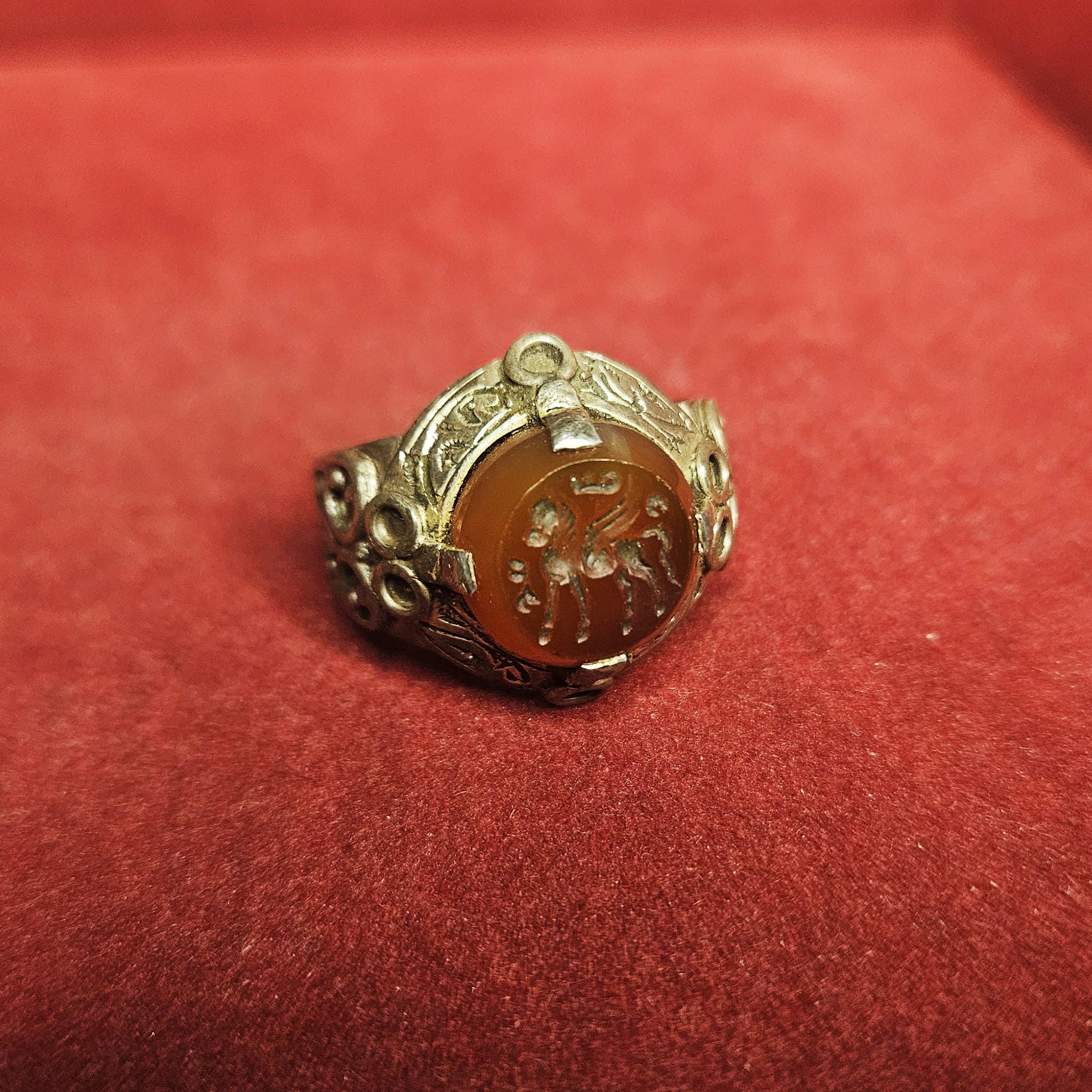 Haunted Ring of THAL’ZIR Storm born Pegasus Spirit vessel | magical talisman | occult ring of success and psychic powers witch's spell ring