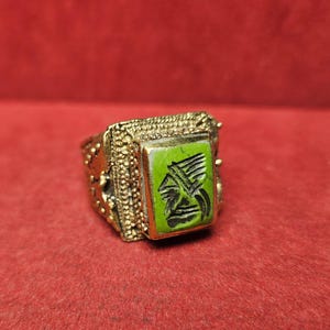 Silat Djinn Spirit Ring: Luck, Transformation, Knowledge - US 9.5