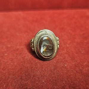 Storm-Eye of Nanaya • Babylonian Lightning Goddess Magic Ring • Spirit vessel Intaglio of Psychic Vision & Magickal Power ring occult ring