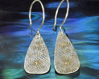 Dangle Earrings- Golden Drops