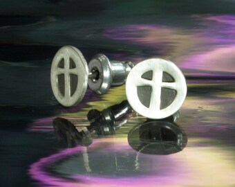 Stud Earrings- Cross Series One