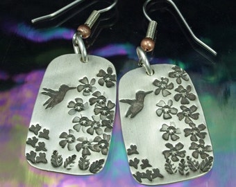 Dangle Earrings- Hummingbirds