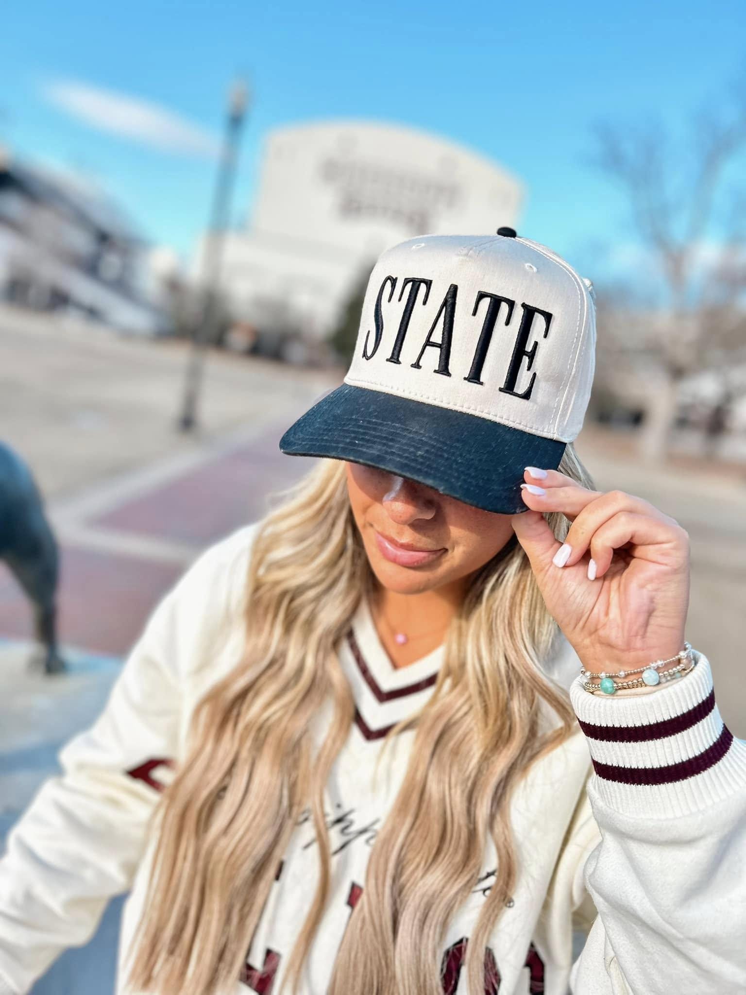 Hats Embroidered Blondie Flat Cap Custom 3d Embroidered Hats With