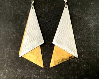 Double Triangle Earrings