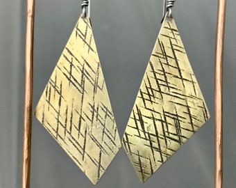 Brass Farhina Earrings