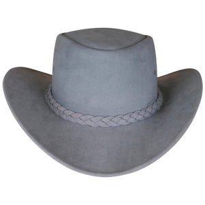 Gray Cowboy Felt Hat - Etsy display picture 1