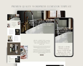 Creative Coach Website Template for Elementor Pro | Aesthetic Multipage WordPress Theme | Aesthetic Alcove