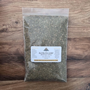 Wildcrafted Alfalfa Leaf | Medicago sativa | Alfalfa leaf Tea | Herbal Tea | Organic Herbs |