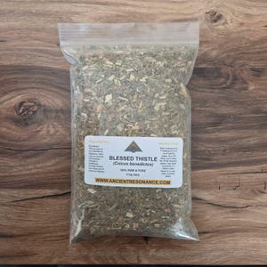 Wildcrafted Blessed Thistle | Cnicus benedictus | Blessed Thistle Tea | Herbal Tea | Organic Herbs |