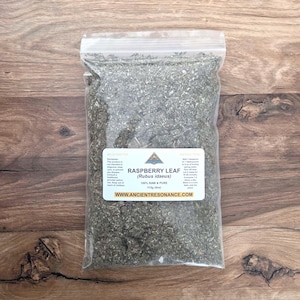 Wildcrafted Raspberry Leaf | Rubus idaeus | Raspberry Leaf Tea | Herbal Tea | Organic Herbs |